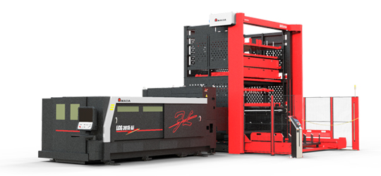 レーザー加工機 ブランク加工、穴あけ